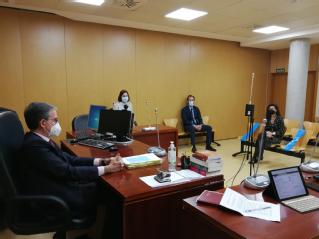 El presidente del TSXG visita los juzgados de Cambados para conocer sus demandas